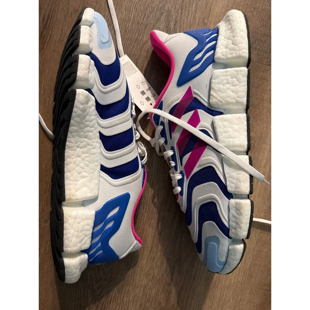 Adidas Climacool Vento Men 11 White Royal Blue Pink Running Shoes FX4730 NEW